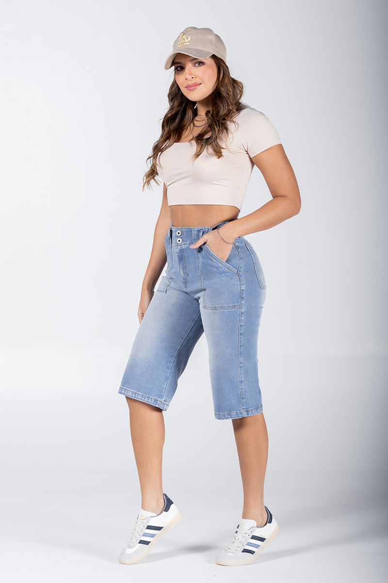 Bermuda Tiro Alto Marca Trucco´s