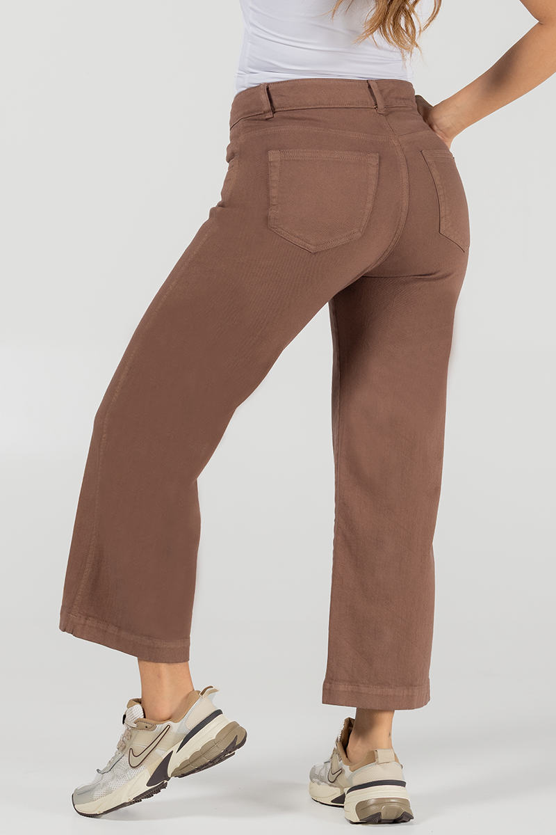 Jean Palazzo Talle Alto Denim Marca Trucco´s