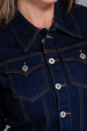 Chaqueta Clásica Denim Color Azul Oscuro Marca Trucco´s