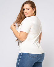 Camiseta Clásica Estampado Estrellas Marca Trucco´s Plus Size