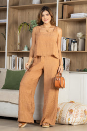 Set Pantalón 2 Piezas Conjunto Elegante Marca Trucco´s