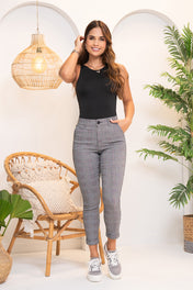 Pantalón Skinny Cuadros Clásico Marca Trucco´s