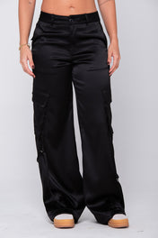 Pantalón cargo femenino tiro alto ajuste slim estilo urbano Marca Trucco´s