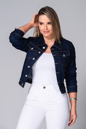 Chaqueta Clásica Denim Color Azul Oscuro Marca Trucco´s