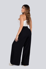Pantalón Wide Leg de Talle Alto  Marca Trucco´s - REVISAR