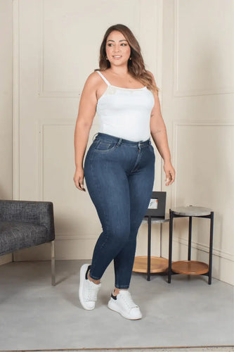 Jean Skinny Talla Única Plus Size Exclusivo Marca Trucco´s - 8