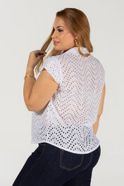 Blusa Manga Sisa  Marca Trucco´s Plus Size