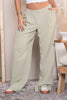 Pantalón Wide Leg Tiro Alto Fluido Marca Trucco´s