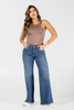 Jean Wide Leg Mujer Tiro Alto Denim Marca Trucco´s