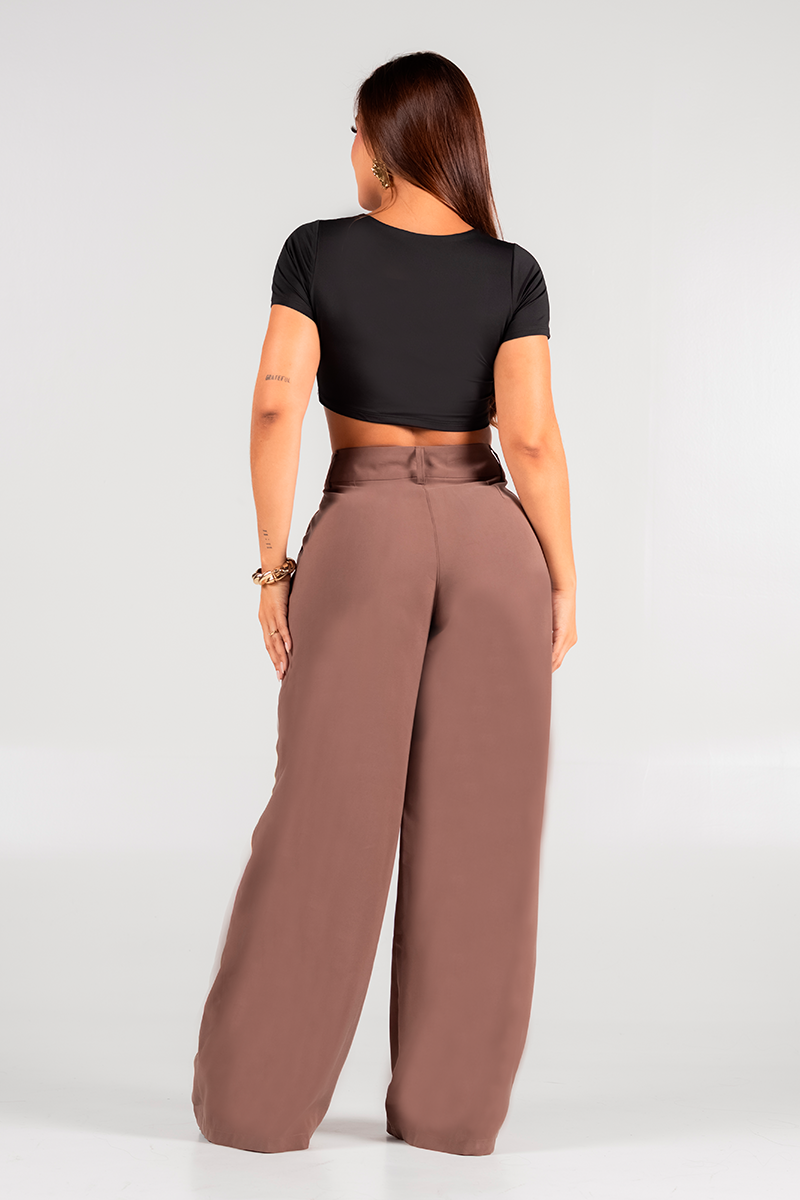 Pantalón Wide Leg Marca Trucco's