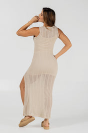 Vestido Largo Manga Sisa Marca Trucco´s