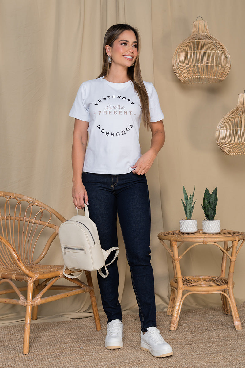 Jean Skinny Tiro Alto Marca Trucco´s