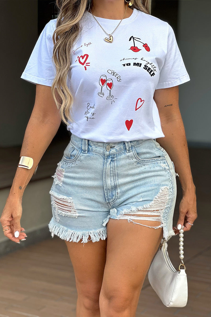 Camiseta con estampado floral Marca Trucco´s