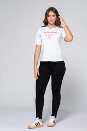 Camiseta Básica Slim Fit para Mujer — Corte Entallado y Tejido Suave Marca Trucco´s
