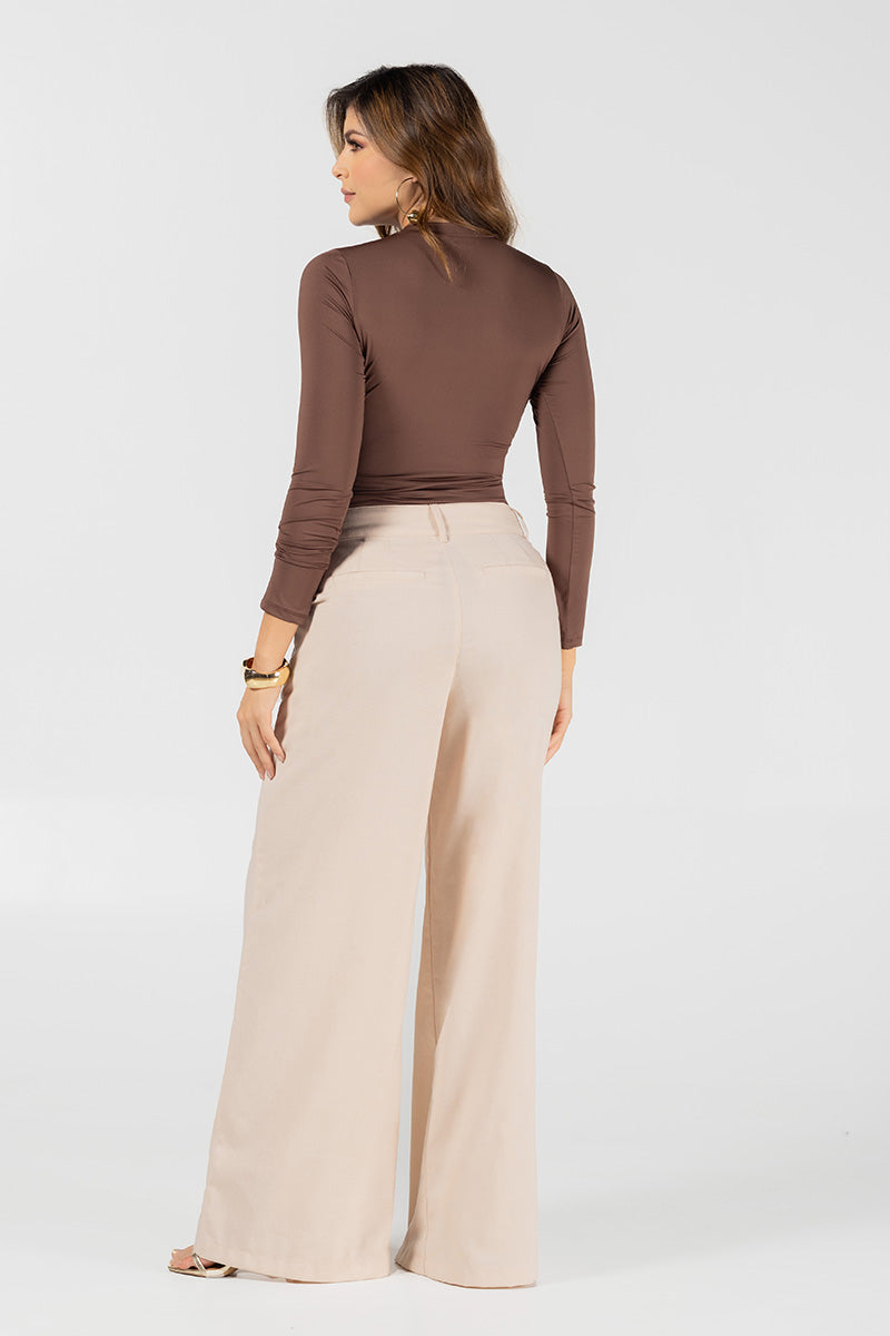 Body Manga Larga Ajustado Marca Trucco´s