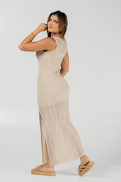 Vestido Largo Manga Sisa Marca Trucco´s