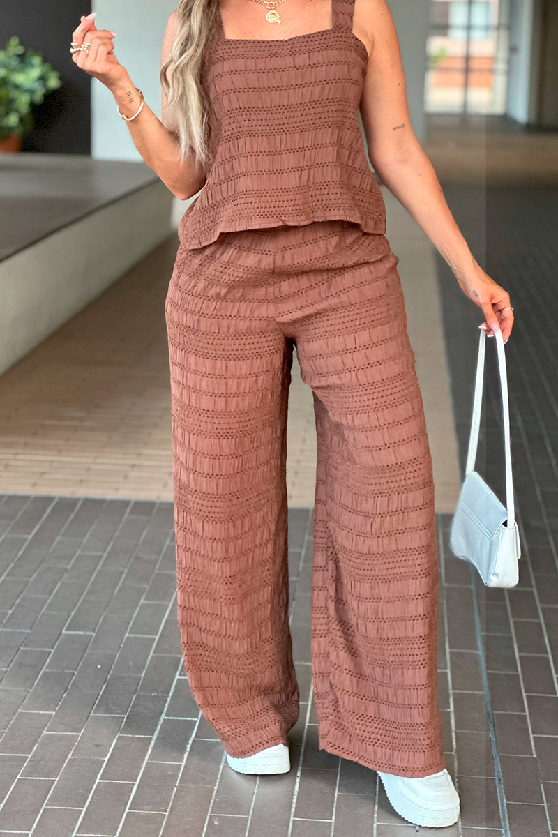 Set Pantalón 2 Piezas Conjunto Elegante Marca Trucco´s