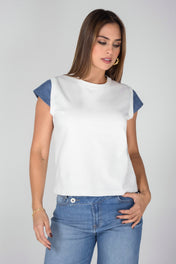 Blusa Manga Corta Hibrida Marca Trucco´s