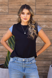 Blusa Manga Corta Hibrida Marca Trucco´s