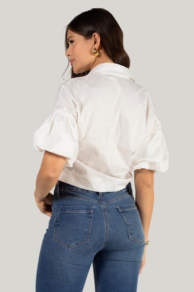 Blusa Manga Corta Bombacha Marca Trucco´s