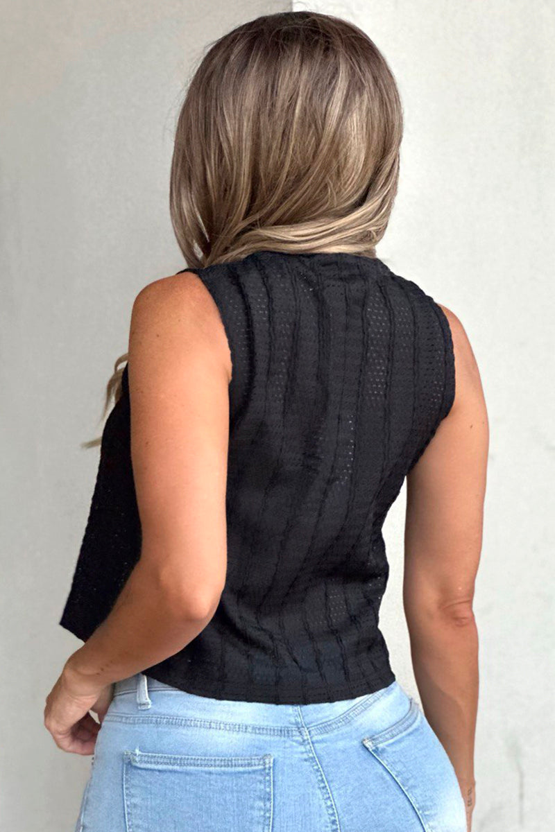 Blusa Tejida Manga Sisa Marca Trucco´s