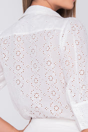 Body Manga 3/4 en Ojalillo Marca Trucco´s