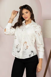 Camisa Manga Larga Oxford Slim Fit Algodón Premium Elegante y Cómoda Marca Trucco´s