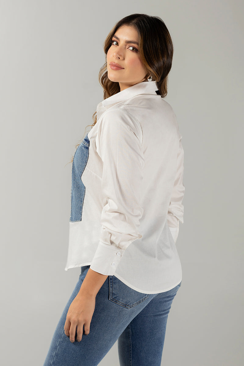 Camisa Manga Larga Clásica de Algodón Marca Trucco´s