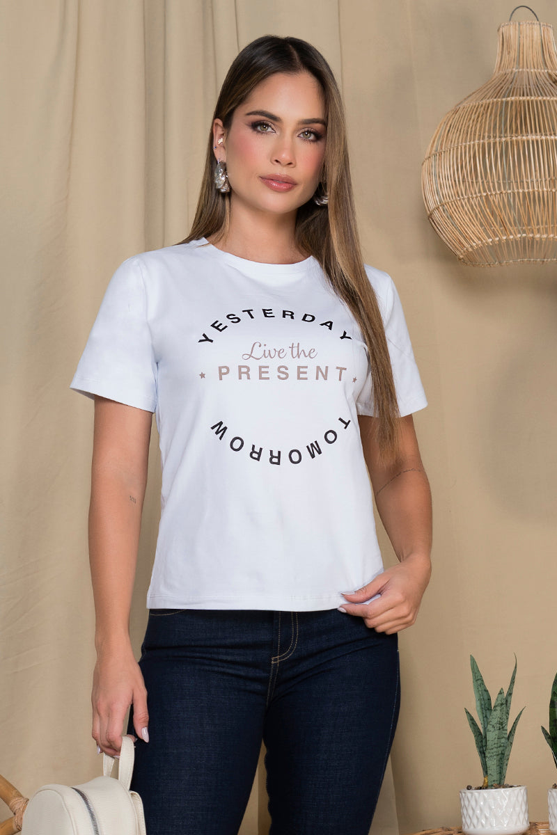 Camiseta Básica Estampada Marca trucco´s