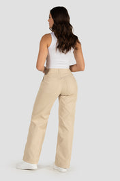 Pantalón Wide Leg de Corte Alto y Caída Fluida, Versátil para Día y Noche Marca Trucco´s