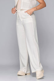 Set 2 Piezas Pantalón ajustable en cintura camisa sisa Bolsillos tipo cargo