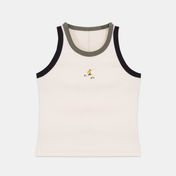 Gol Tank Top Negro
