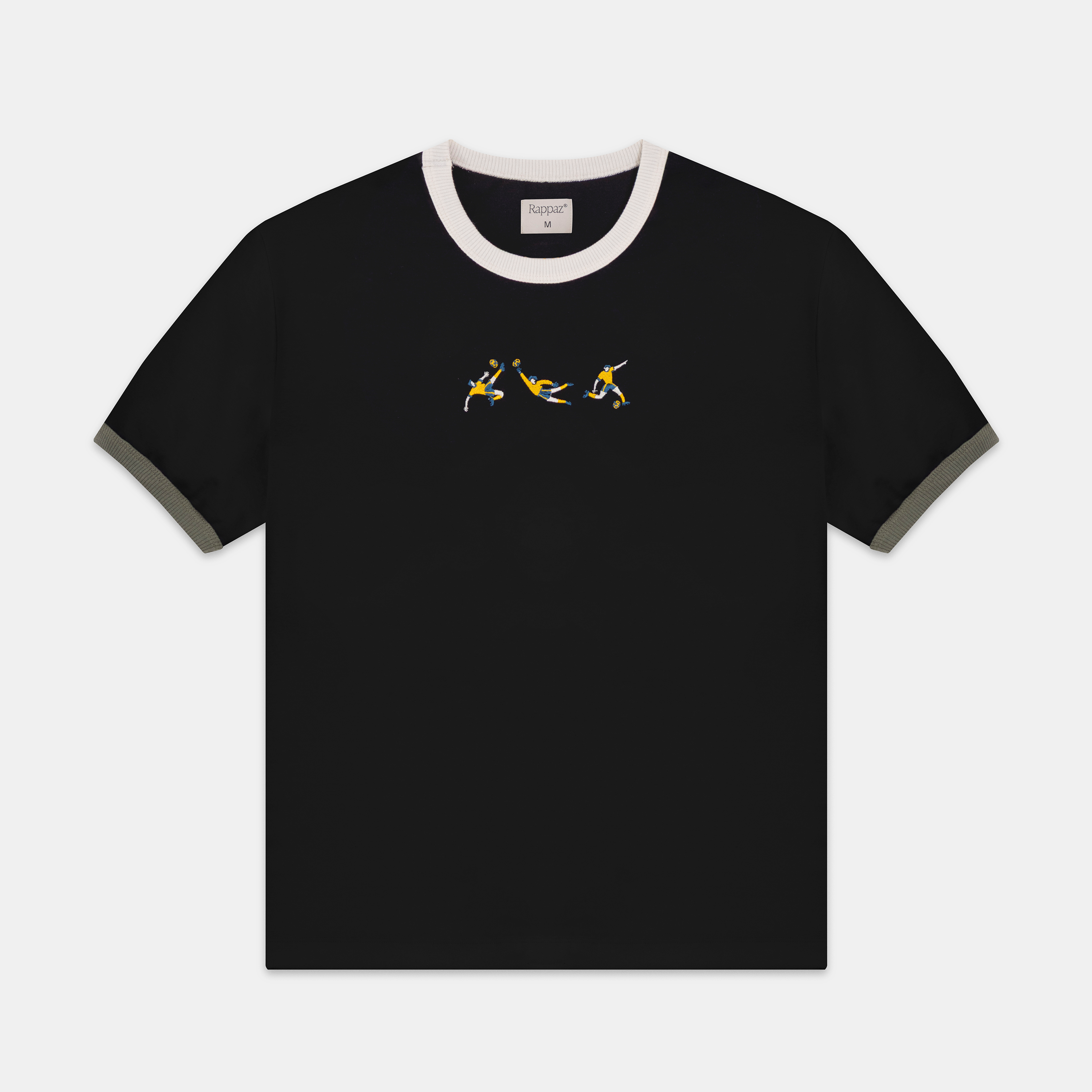 Gol Ringer Tee Negro