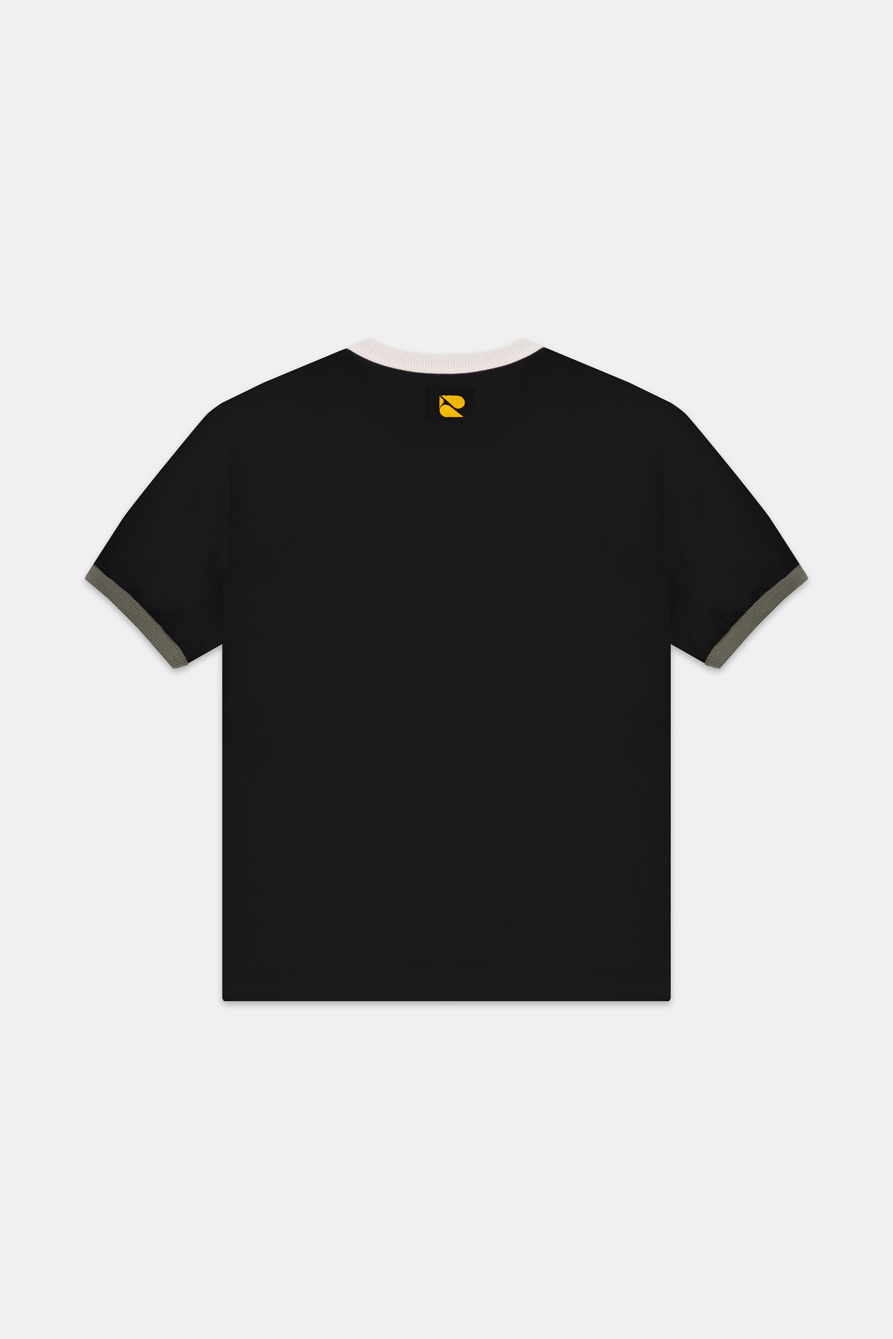 Gol Ringer Tee Negro X Rappaz
