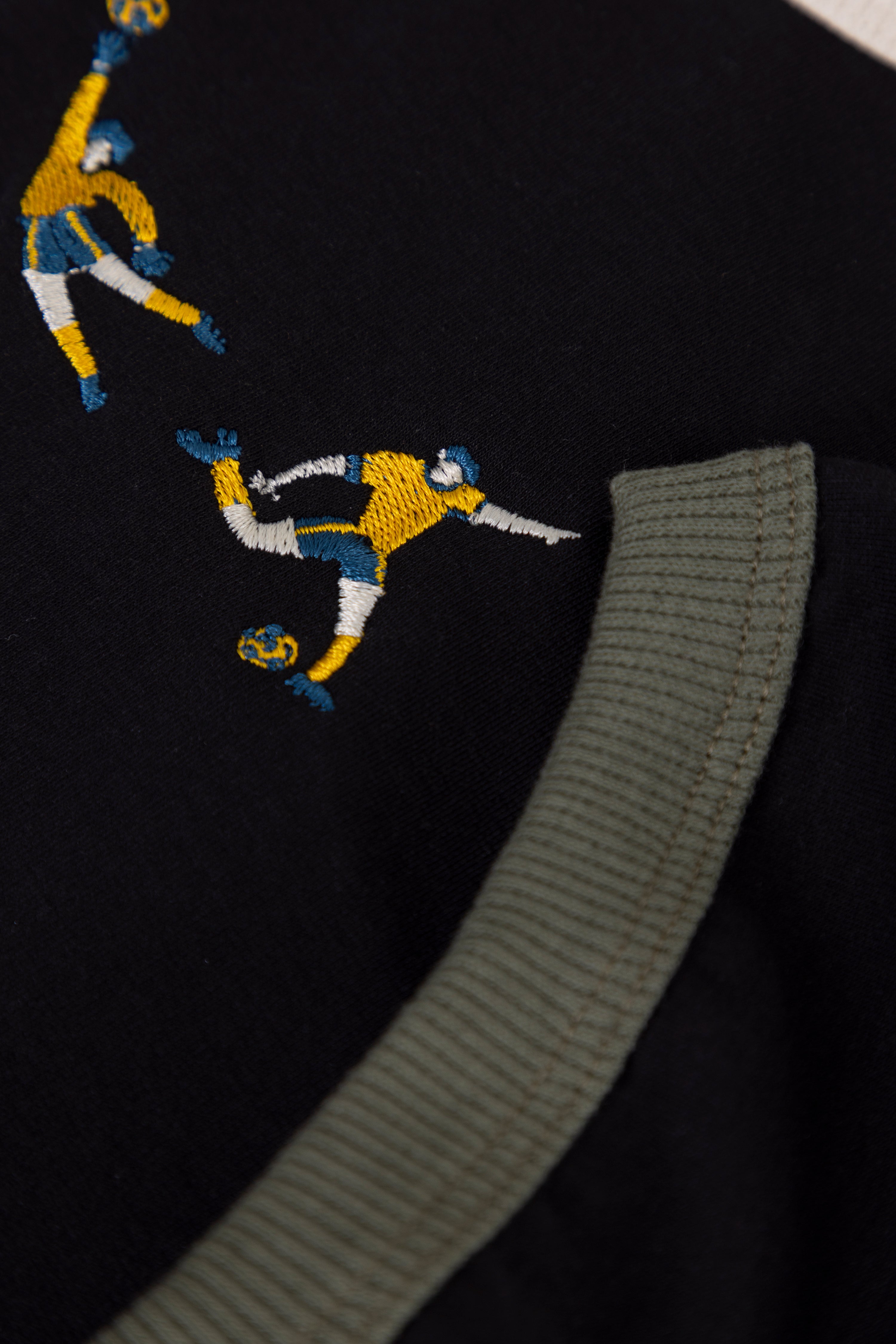 Gol Ringer Tee Negro X Rappaz