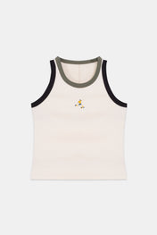 Gol Tank Top Negro x Rappaz