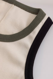 Gol Tank Top Negro x Rappaz