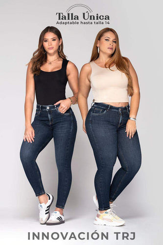 Jean Skinny Tiro Alto Talla única Exclusivo Marca Trucco´s - 1