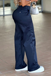 Pantalón Cargo Tiro Alto Costura Irregular Marca Trucco´s