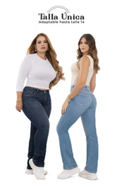 Jean Bota Recta Tiro Alto Talla única Exclusivo Marca Trucco´s