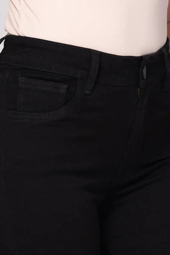 Jean Skinny Tiro Alto Talla única Negro Exclusivo Marca Trucco´s - 8