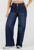 Jean Wide Leg Tiro Alto Denim Marca Trucco´s