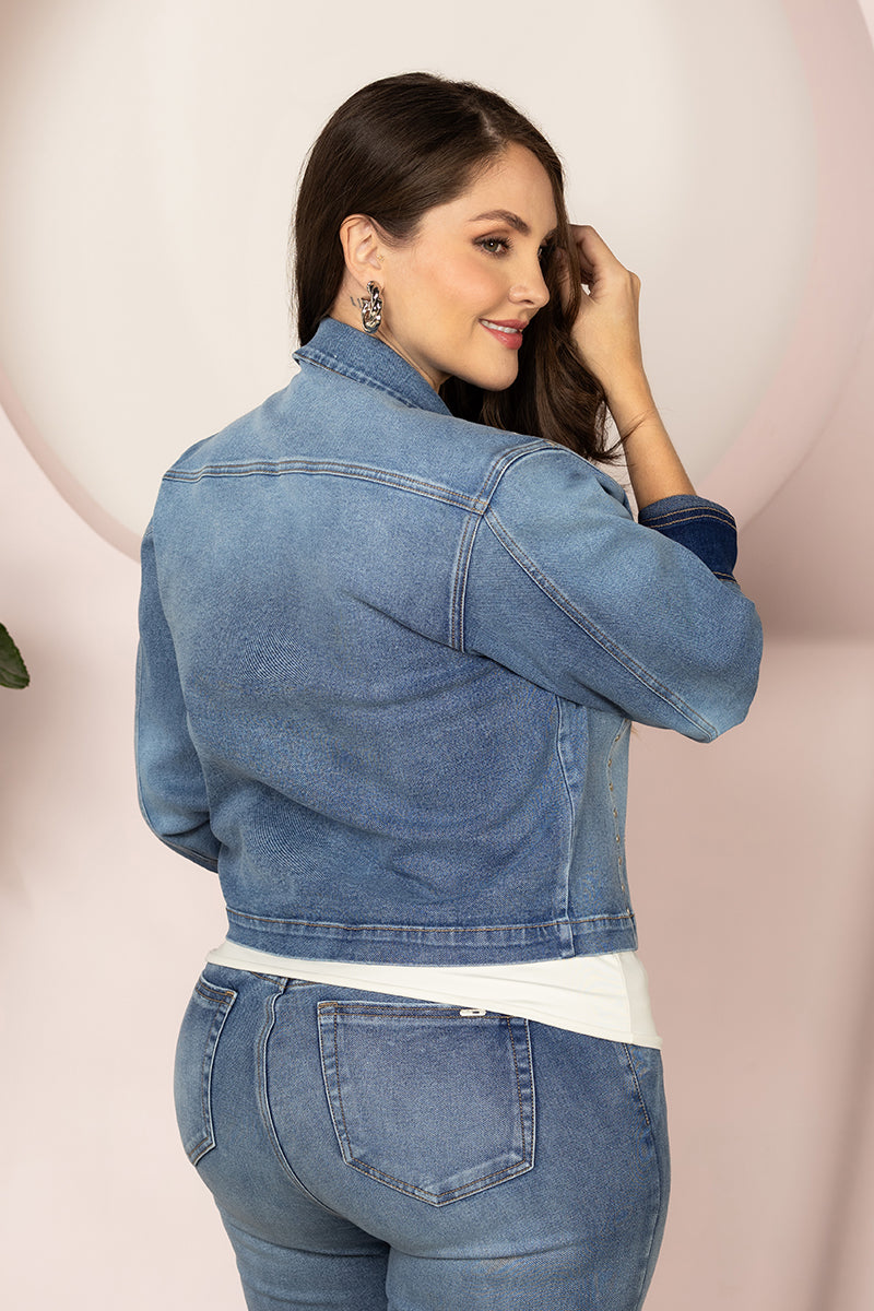 Chaqueta Clásica de Corte Slim en Tejido Premium Marca Trucco´s