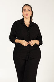 Set Pantalón 2 Piezas Elegante y Versátil para Mujer Marca Trucco´s Plus Size