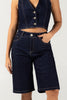 Bermuda Tiro Alto Casual Marca Trucco´s