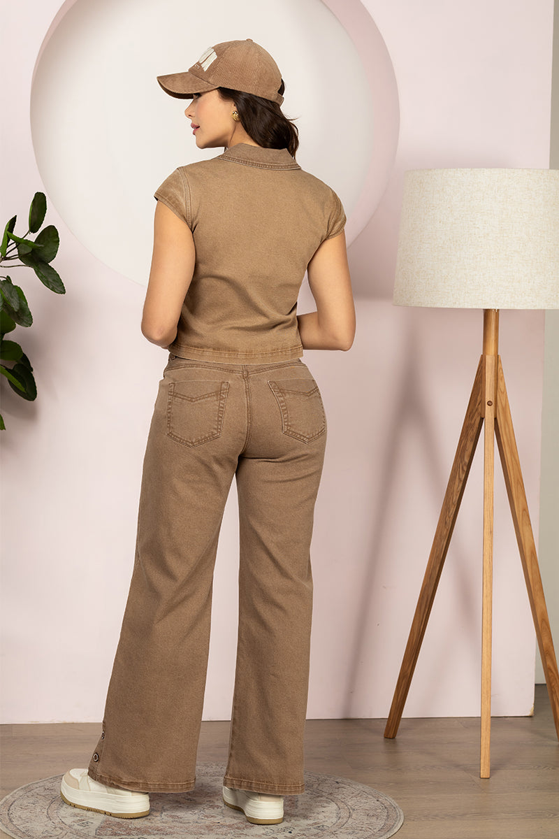 Blusa Manga Corta Casual Marca Trucco´s