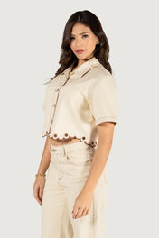 Chaqueta Manga Corta Estilo Casual y Versátil Marca Trucco´s