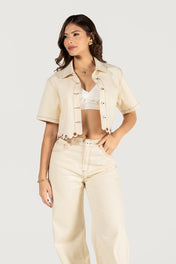 Chaqueta Manga Corta Estilo Casual y Versátil Marca Trucco´s