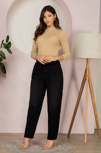 Jean Baggy Denim Oversize Negro Marca Trucco´s - 2