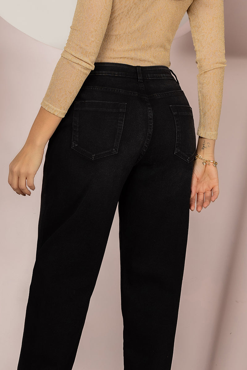 Jean Baggy Denim Oversize Negro Marca Trucco´s